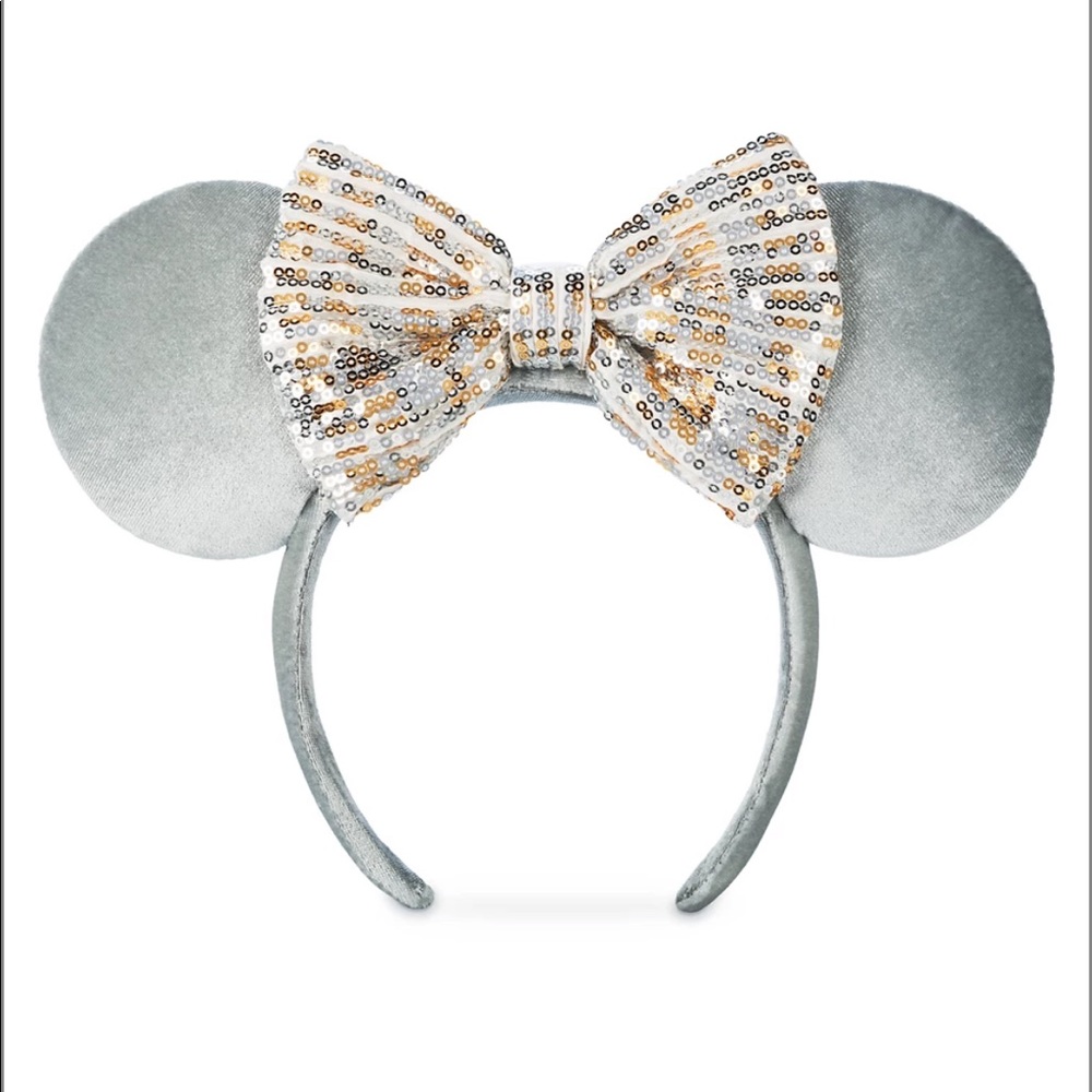 Minnie Mouse Ear Headband for Adults – Winter Frost
